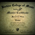 Berklee Guitar Certificate